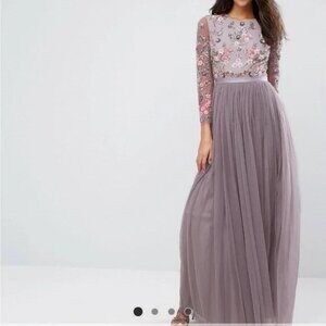 Needle & Thread Women's Purple Ditsy Scatter Gown